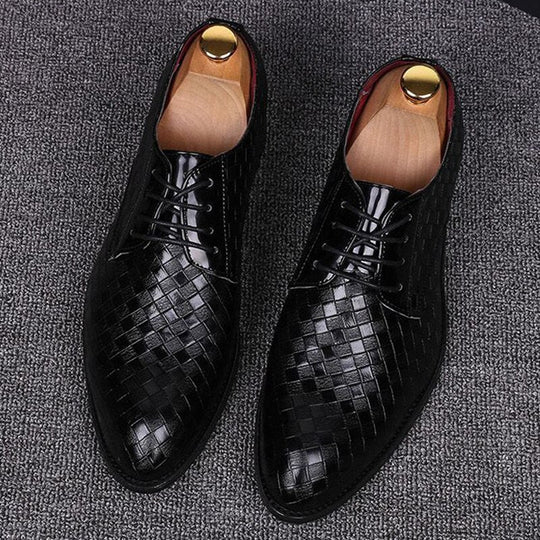 Elegante Leder Herren Schnürschuhe