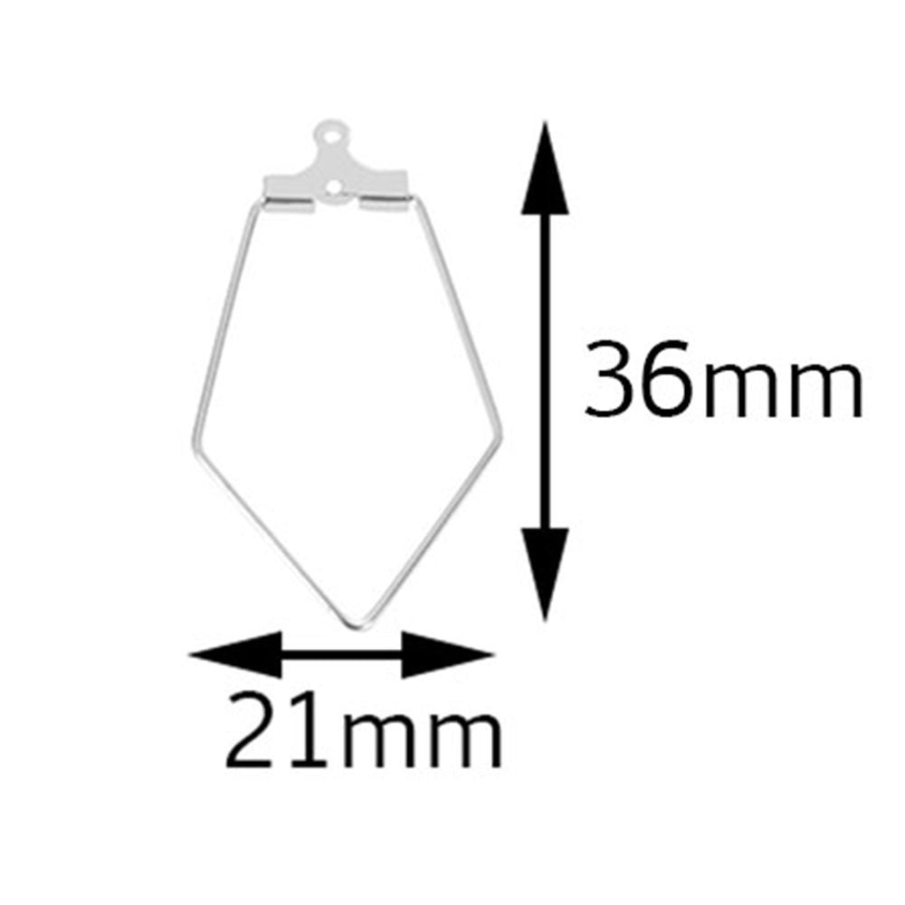 Damen großflächige Ohrhänger aus hochwertigem Metall Shop Nory