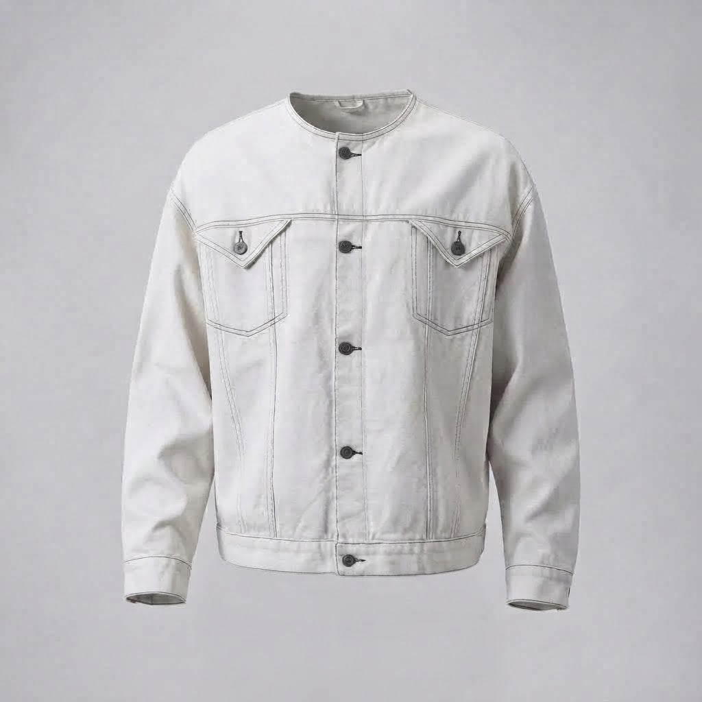Herren Übergrößen Denim Jacket Shop Nory