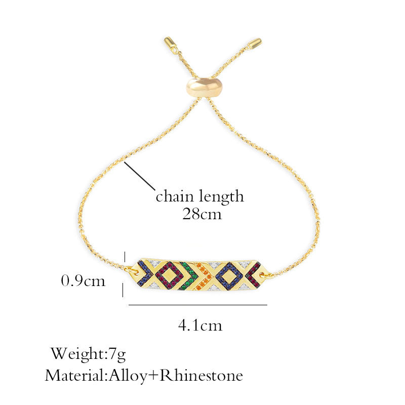 Buntes Ethnisches Vintage-Armband | Shop Nory