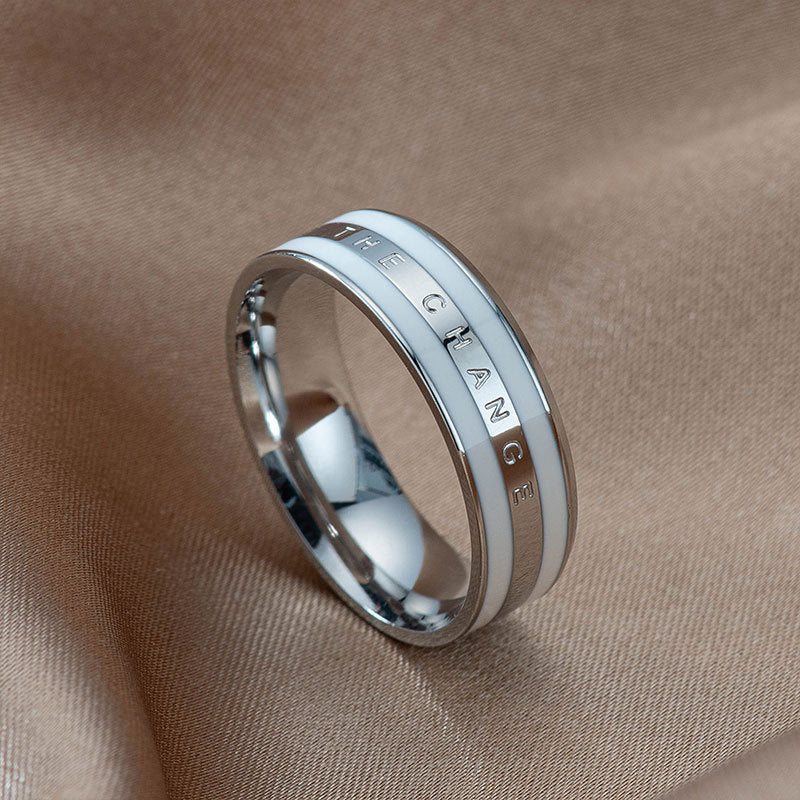Damen modischer Ring mit kontrastierenden Elementen Shop Nory