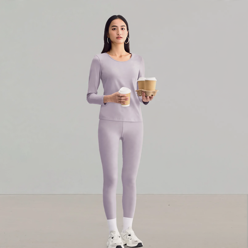Baumwoll-Thermo-Unterwäsche-Set für Damen und Herren