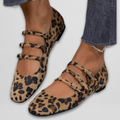 Leopard-Ballettschuhe