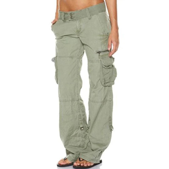 Damen-Cargo-Hose mit Taschen