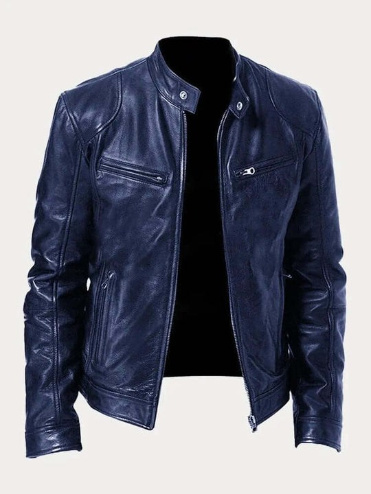 Herren Klassische Lederjacke