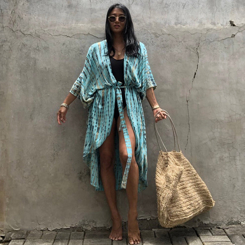 Glamouröse Sonnenschutz Resort Strandkleid Cover Up