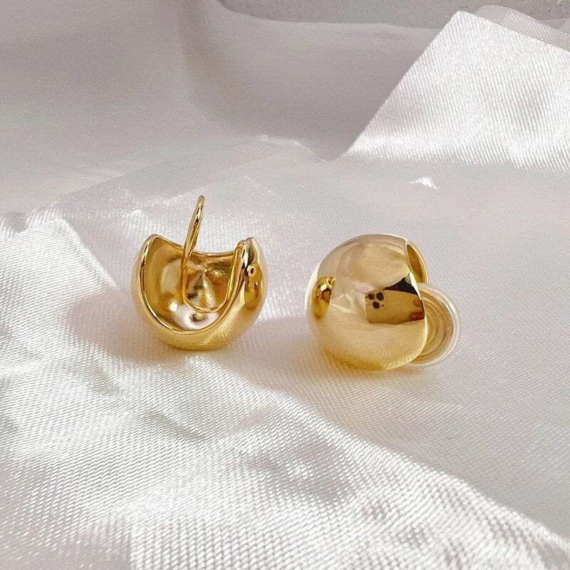 18K Gold Stud Clip-on Ohrringe | Shop Nory