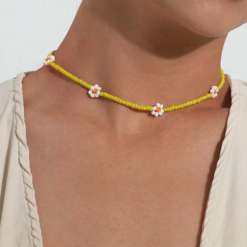 Böhmische Blumenperlen Halskette | Shop Nory
