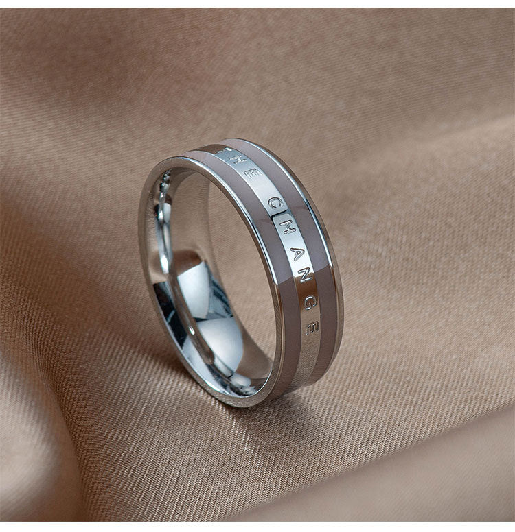 Damen modischer Ring mit kontrastierenden Elementen Shop Nory