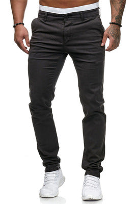 Herren schmal geschnittene Baumwollstretch-Chino mit mittlerer Leibhöhe und Komfortbund Shop Nory