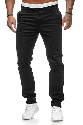 Herren schmal geschnittene Baumwollstretch-Chino mit mittlerer Leibhöhe und Komfortbund Shop Nory