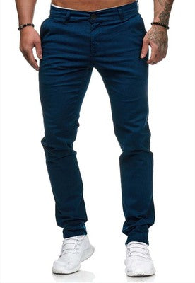 Herren schmal geschnittene Baumwollstretch-Chino mit mittlerer Leibhöhe und Komfortbund Shop Nory