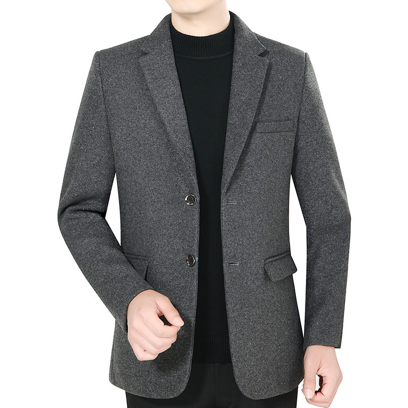 Herren Elegantes Wollmix-Sakko mit Slim Fit und Reverskragen Shop Nory