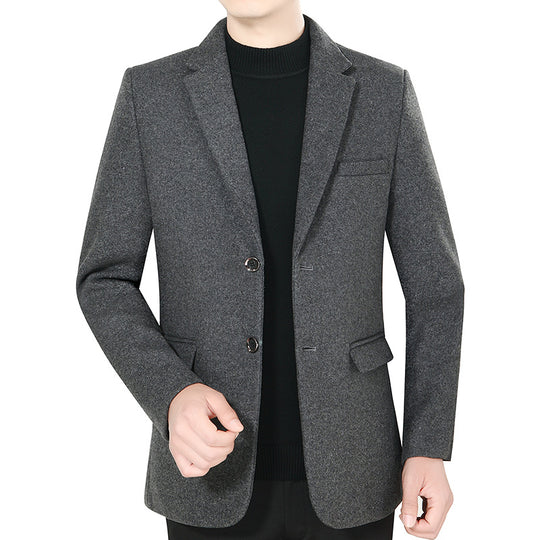 Herren Elegantes Wollmix-Sakko mit Slim Fit und Reverskragen Shop Nory
