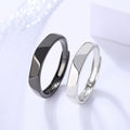 Damen modischer Ring mit geometrischem Facetten-Design Shop Nory