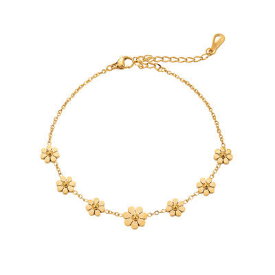 Damen Fußkette mit herzförmigem Anhänger aus hochwertigem Material Shop Nory