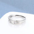 Damenring mit kunstvollen Details und funkelnden Zirkonia Shop Nory