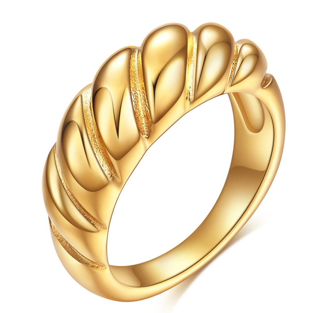 Damen Ring mit elegantem, geschwungenem Design Shop Nory