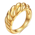 Damen Ring mit elegantem, geschwungenem Design Shop Nory
