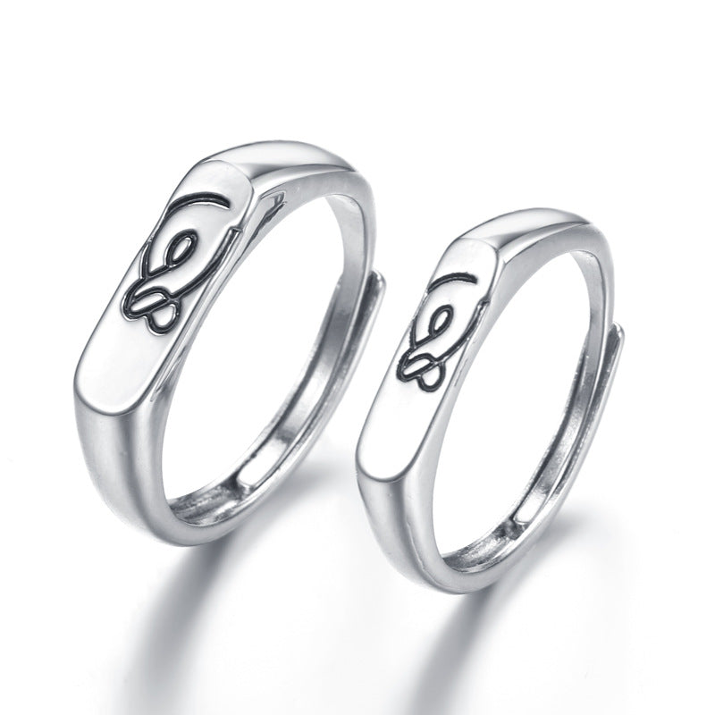 Damen minimalistischer Ring mit zeitlosem Unendlichkeitssymbol Shop Nory