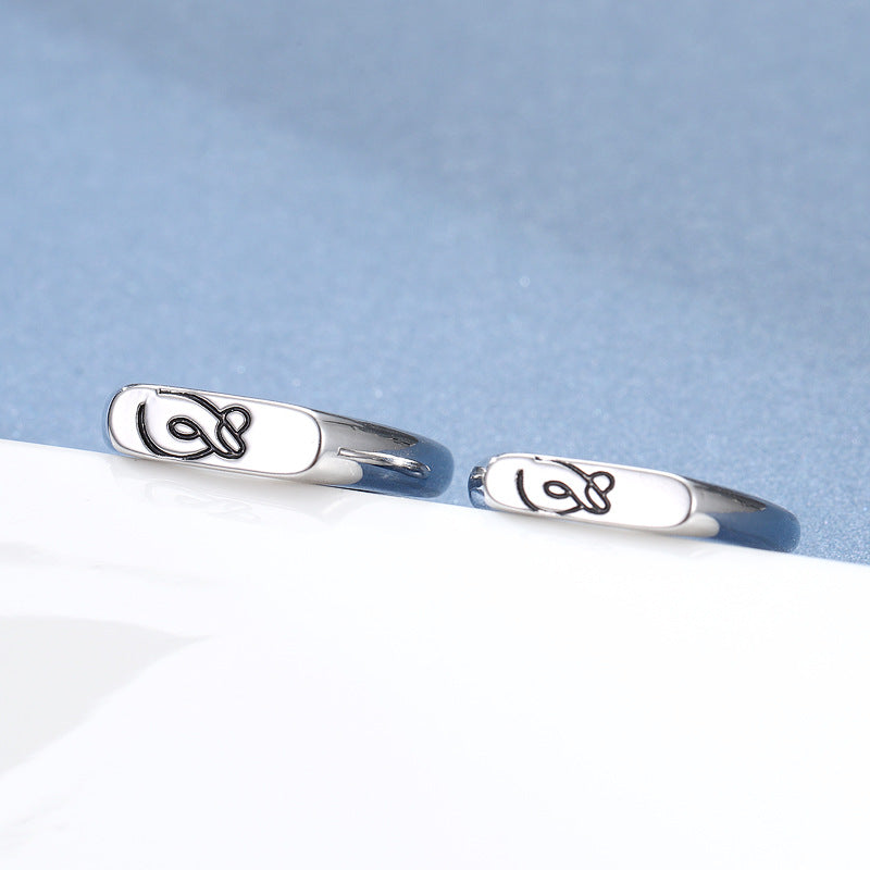 Damen minimalistischer Ring mit zeitlosem Unendlichkeitssymbol Shop Nory