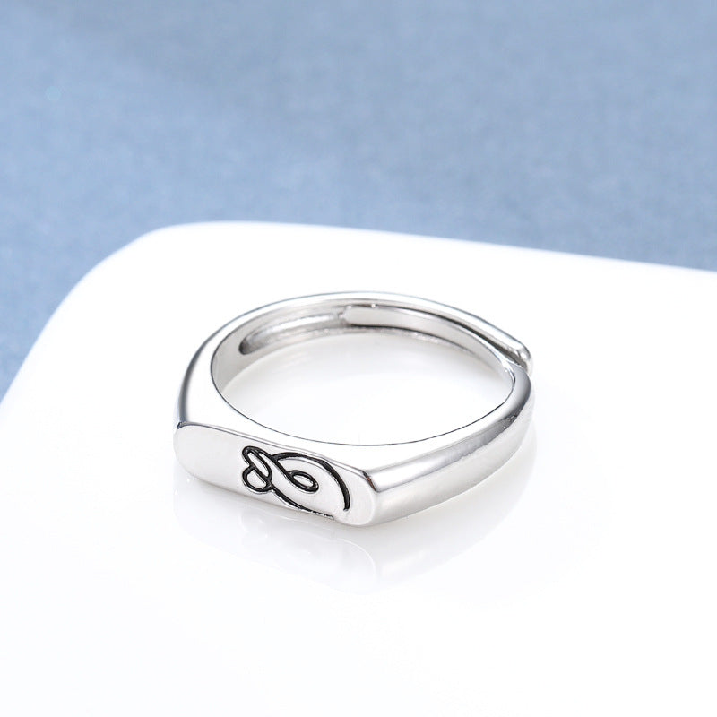 Damen minimalistischer Ring mit zeitlosem Unendlichkeitssymbol Shop Nory