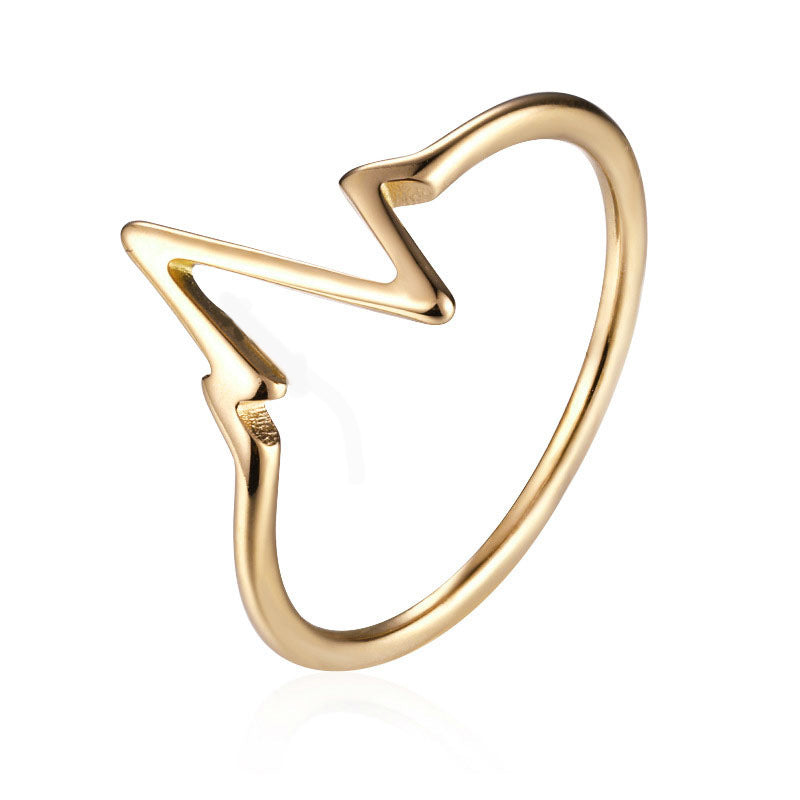 Damen Ring mit modernem, geometrischem Design Shop Nory