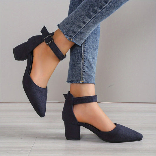 Damen Sandalen mit Blockabsatz Schnürung, mit Knöchelriemen, Elegant