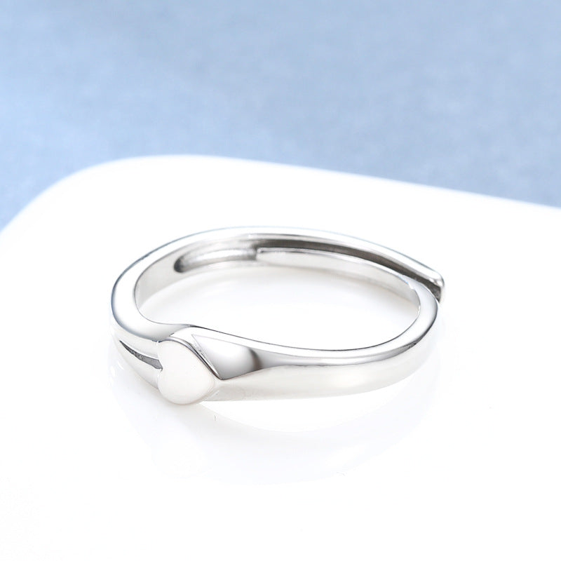 Damen Zierlicher Ring mit herzförmigem Detail Shop Nory