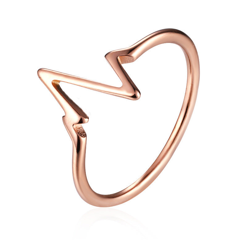 Damen Ring mit modernem, geometrischem Design Shop Nory