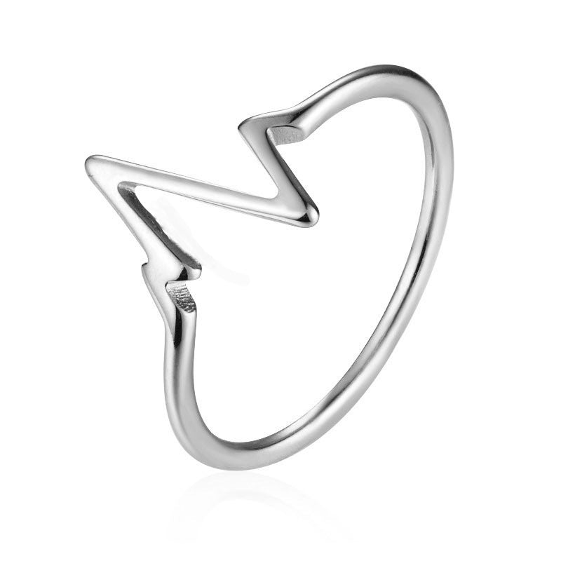 Damen Ring mit modernem, geometrischem Design Shop Nory