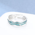 Damen Offener Ring im eleganten Wellen-Design Shop Nory