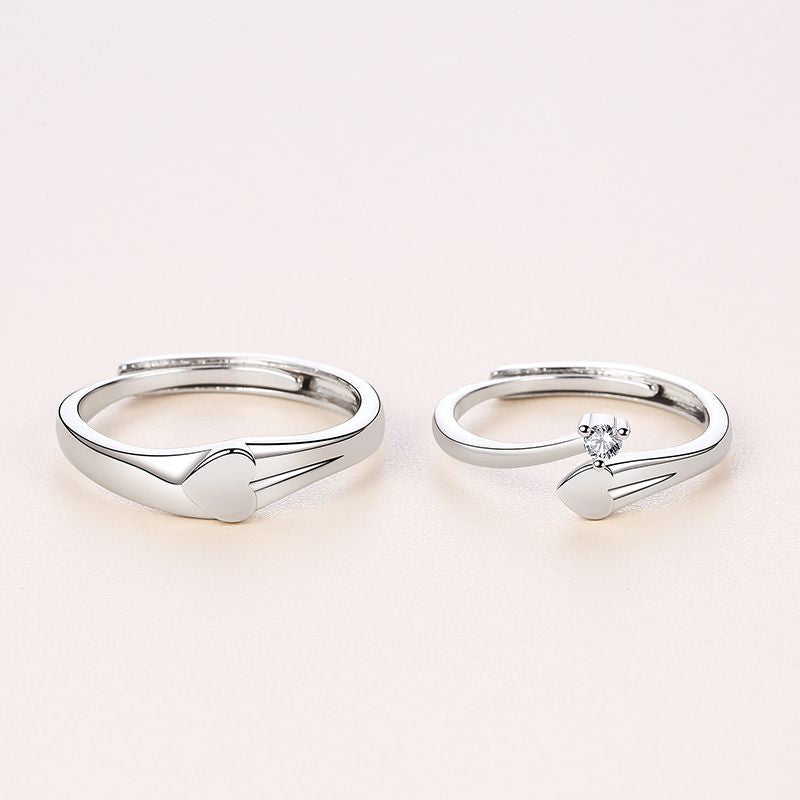 Damen Zierlicher Ring mit herzförmigem Detail Shop Nory