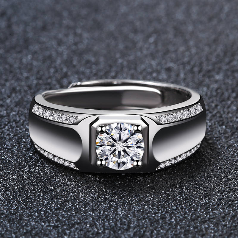 Damen eleganter Verlobungsring mit funkelndem Zirkonia und präziser Oberflächenstruktur Shop Nory