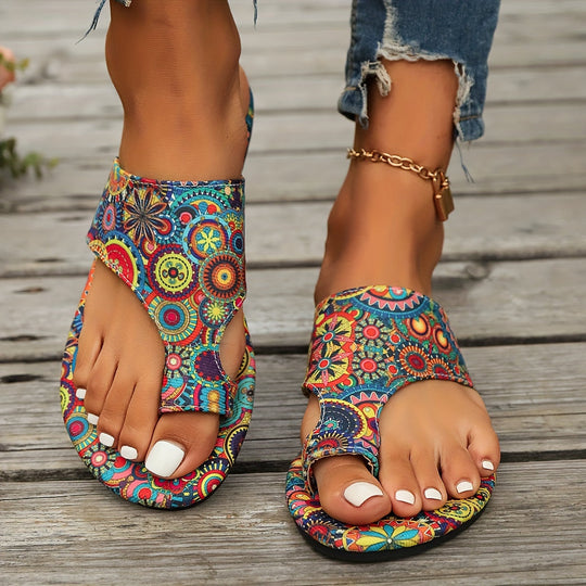 Florale Flip Flops für Frauen