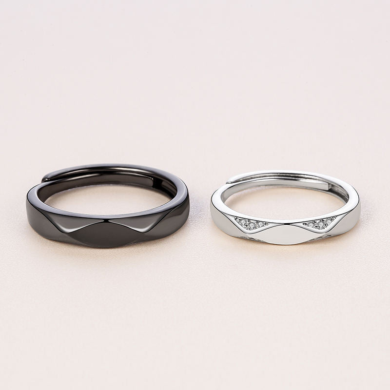 Damen Offener Ring mit modernem geometrischen Design Shop Nory