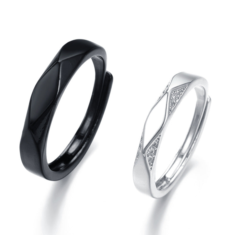 Damen Offener Ring mit modernem geometrischen Design Shop Nory