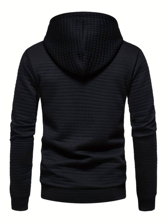 ShopNory - Lässiger Waffelmuster Hoodie für Männer