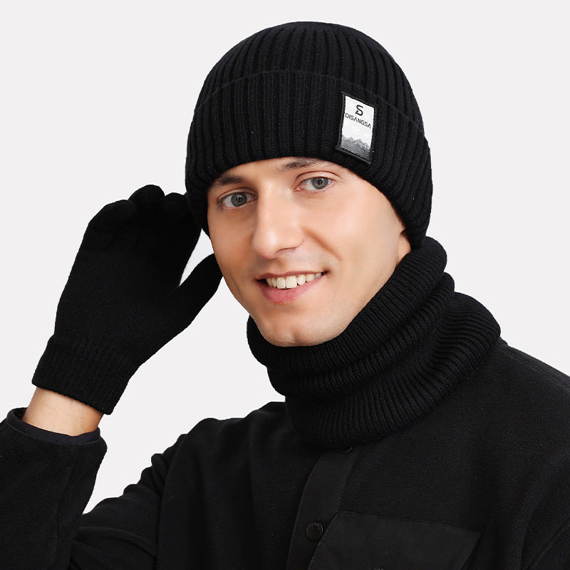 Herren Strickmütze, gefüttert, winddicht, für den Winter