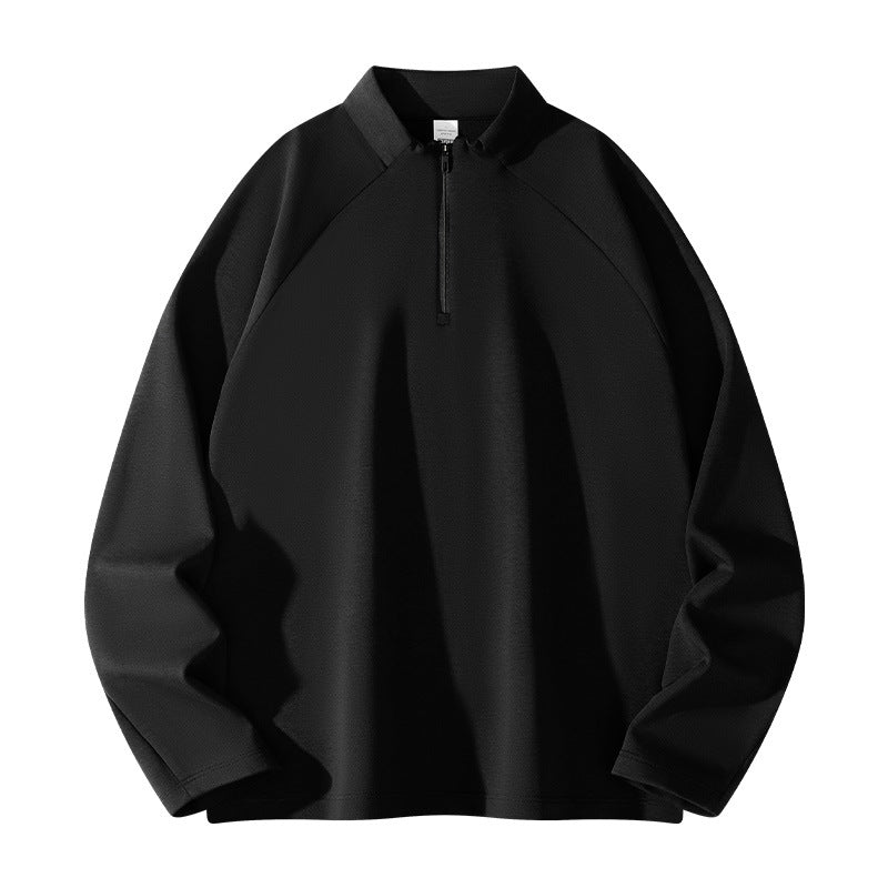 Herren-Langarm-Sweatshirt mit Reißverschluss