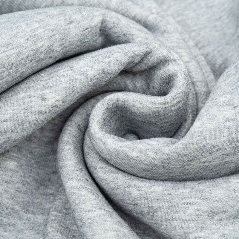 Gefüttertes Sweatshirt mit Reißverschluss, Baumwolle
