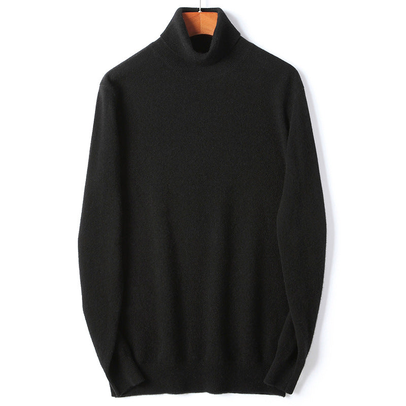 Herren-Rollkragenpullover aus Merinowolle