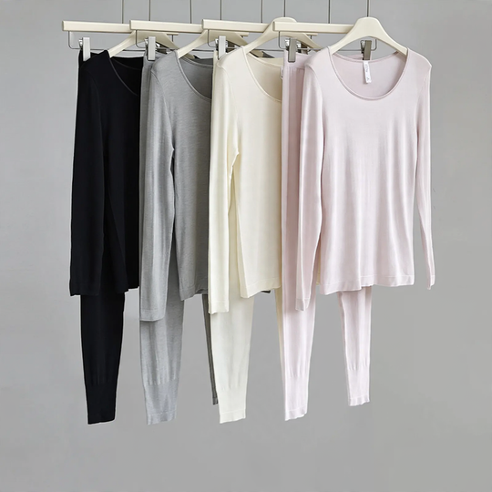 Damen Thermo-Unterwäsche-Set aus Modal und Kaschmir