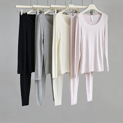 Damen Thermo-Unterwäsche-Set aus Modal und Kaschmir