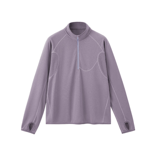 Leichtes Herren-Sweatshirt mit halbem Reißverschluss