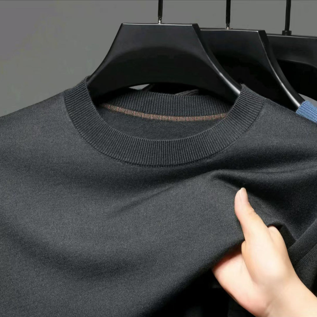 Herren-Wollpullover, Rundhals oder Stehkragen, 100% Wolle