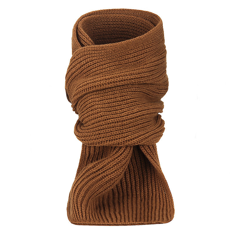 Winter-Set: Strickmütze und Schal, gefüttert, wärmend