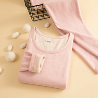 Wolle Seide Set Damen Rosa