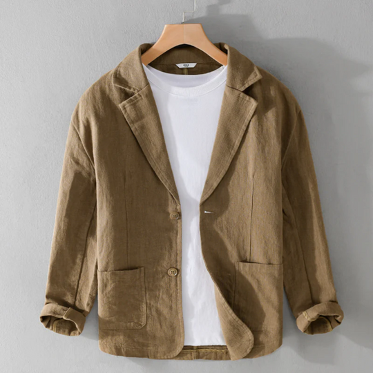 Wesentliche Leinenjacke