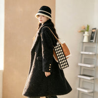 Schwarz Fleece Wildleder